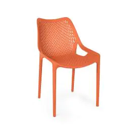 Terrasstoel Bea - Stapelbaar - Cognac - Kunststof - G-Line