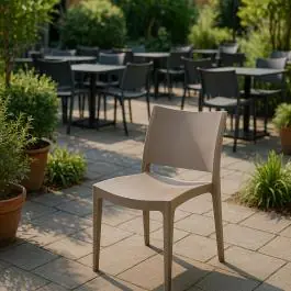 Terrasstoel Lotus - Stapelbaar - Taupe - G-Line