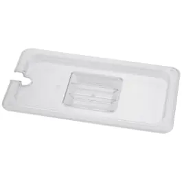Gastronormdeksel - Polycarbonaat - 1/3 GN - Met Lepeluitsparing - Transparant - G-Line