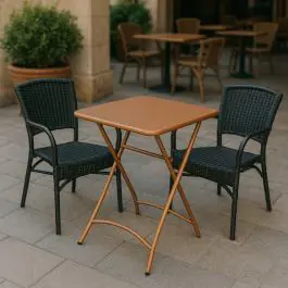 Terrastafel Toscane - Terracotta - H 71.5 x B 60 x D 60 CM - G-Line