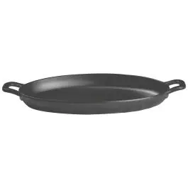 Serveerpan - 500 ML - Melamine - Ovaal - Zwart - G-Line