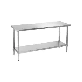 RVS Werktafel - Demontabel - Met onderschap