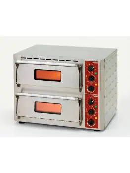 Pizzaoven - 2 x 1 pizza - Ø43 CM - Diamond - PIZZA-QUICK/43-2C