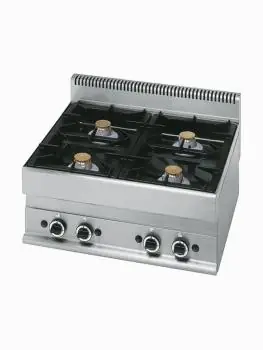 Gasfornuis - 4 Pitten - Tafelmodel - Diamond - G65/4F7T
