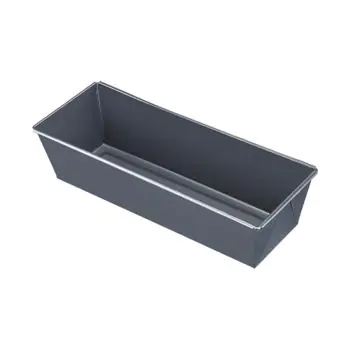 Bakvorm Cake - H 7.7 x 31 x 11.5 CM - 0.25 KG - Staal - Grijs - +0°C / +230°C - Westmark - 016211