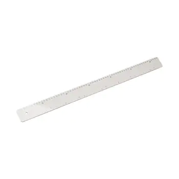 Deeglineaal - 0.06 KG - 64 CM - polystyreen - Wit - 035053