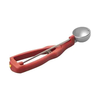 Ijsportioneerlepel - 0.147 KG - Ø4.5 CM - RVS 18/10 - Rood - 0.040 Liter - Stöckel - 040340