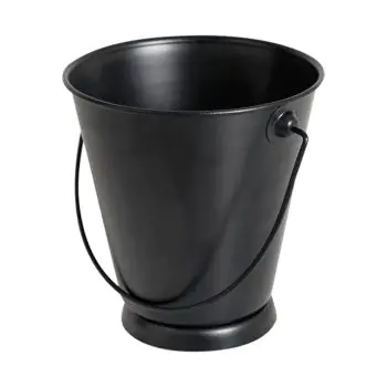 Serveer Emmer - H 13 CM - 0.001 KG - Ø12.5 CM - Metaal - Zwart - Trenton International - 125252