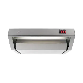 Afzuigkap - H 17 x 59.8 x 51.8 CM - 13.73 KG - Ø12.5 CM - 220 - 240 V - 115 W - RVS - 552060