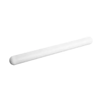 Deegroller - 50 CM - 1.25 KG - Ø4.5 CM - Kunststof - Wit - 882033