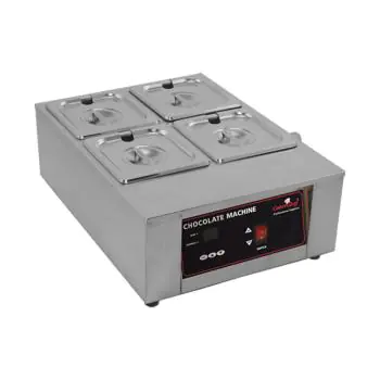 Chocolade Warmer - H 17.8 x 35.9 x 48.9 CM - 8 KG - 220 - 240 V - 1000 W - RVS - +20°C Tot 90°C - Caterchef