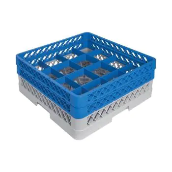 Bekerglazenkorf - H 18 x 50 x 50 CM - 0.01 KG - Polypropyleen - Bekerglazenkorf - CaterRacks - CR1612