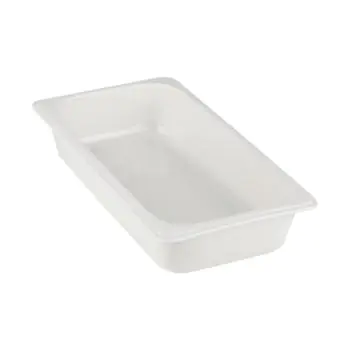 Gastronormbak - 1/3 GN - H 6 x 32.5 x 17.6 CM - Porselein - Wit - 130613
