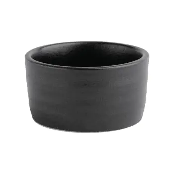 Dip Schaaltje - 12 stuks - 7.4 CL - Zwart - Porselein - Olympia