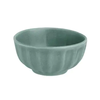 Schaal - 12 stuks - Groen - Porselein - Ø 10.5 x H 5.5 CM - Olympia