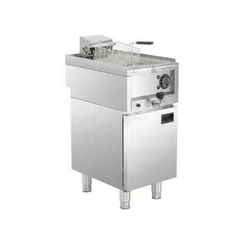 Friteuse - 8 L - Zilver - 400V - Buffalo