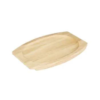 Bord - Zwart - Heveahout - H 20.6 x B 1.9 CM - Olympia