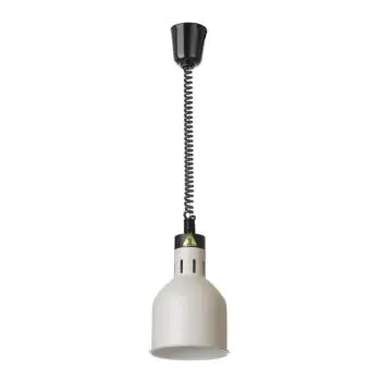 Warmtelamp - Verstelbaar - Cilindrisch - Wit - 230V - Hendi