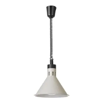 Warmtelamp - Verstelbaar - Conisch - Wit - 230V - Hendi