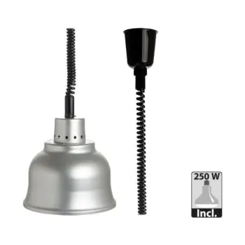 Warmhoudkap - Hoogte Verstelbaar - H 22 CM - Zilver - 250 W - 220-240V - Caterchef