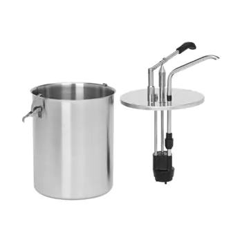 Sausbar - 8 L - RVS - H 43 x Ø 21.5 CM - Hovicon