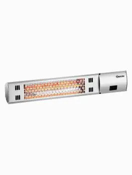 Terrasverwarmer - Infrarood - Aluminium - Wandmontage - H 10 x 61.5 x 6 CM - Bartscher - 825215