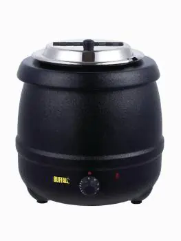 Soepketel - 10 Liter - Zwart - Ø 34.5 x H 36 CM - 230 V - Buffalo - L715