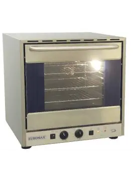 Heteluchtoven met grill - Vochtinjectie - 2/3GN 34x43.5 CM - 4 Roosters - Euromax - 10990GHBL