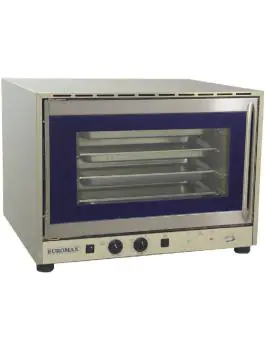 Heteluchtoven Turbo - Vochtinjectie - Bakery 60x40 CM - 4 Roosters - 400V - Euromax - 10919PBH