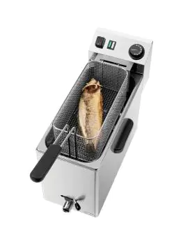 Friteuse - 8 Liter - Aftapkraan - 230V - Bartscher - 165530