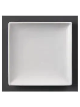Bord - 12 stuks - H 2.3 x 18 x 18 CM - Porselein - Olympia - U154