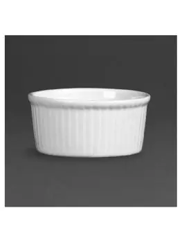 Ramekin - 9 CL - 12 stuks - Ø 8 x H 3.6 CM - Porselein - Olympia - W414