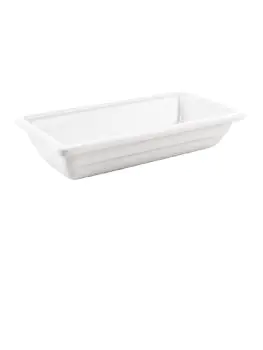 Gastronormbak - 1/3 GN - Wit - H 6.5 x 32.5 x 18.5 CM - Porselein - Olympia - U810