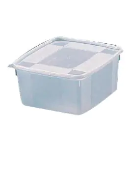 Voedseldoos - 1/6 GN - 1.5 Liter - 6 stuks - H 8.5 x 17.6 x 16.2 CM - Matfer Bourgeat - P547