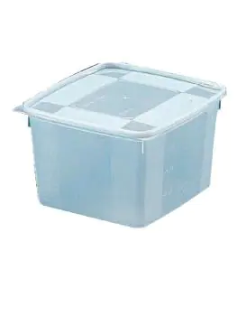 Voedseldoos - 1/6 GN - 2 Liter - 6 stuks - H 10 x 17.6 x 16.2 CM - Matfer Bourgeat - P548