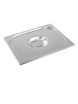 Deksel gastronormbak - 1/2 GN - H 3 x 32.5 x 26.5 CM - RVS - Vogue - K931