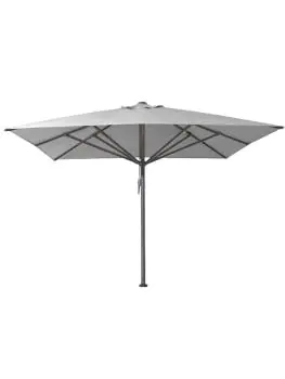 Markt Parasol Karin - Zonder Volant - Grijs - H 415 x B 400 x D 400 CM - G-Line
