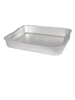 Braadslede - 6.31 Liter - H 7 x 37 x 26 CM - Aluminium - Vogue - K423