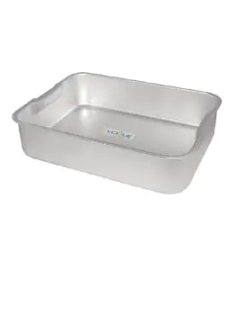 Braadslede - 21.04 Liter - H 10 x 52 x 42 CM - Aluminium - Vogue - K414