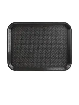 Dienblad - Zwart - H 2 x 45 x 35 CM - Polypropyleen - Olympia - P507