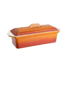 Patévorm - 1.7 Liter - Oranje - H 12 x 34 x 10.5 CM - Gietijzer - Vogue - W456