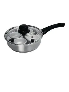 Ei-pocheerpan - Ø 20 CM - RVS/Aluminium - Vogue - K891
