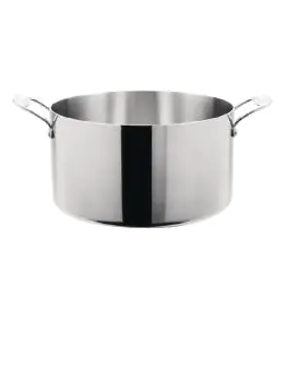 Kookpan - 9.5 Liter - Ø 28 x H 15.5 CM - RVS/Aluminium - Vogue - Y256