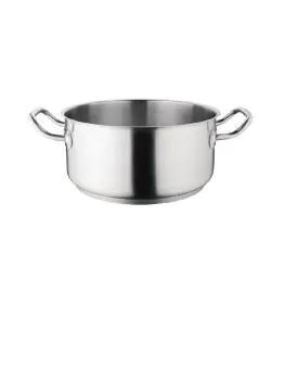 Kookpan - Laag - 4.5 Liter - Ø 24 x H 10 CM - RVS - Vogue - T149