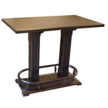 Pokertafel - Safari - Noten - 140x80cm