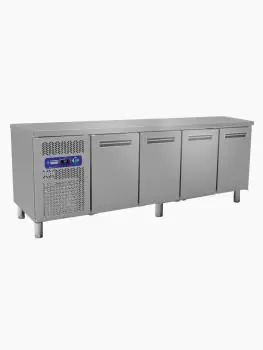 Koelwerkbank - 4 Deuren - 550 Liter - Motor links - Diamond - MR4/TP
