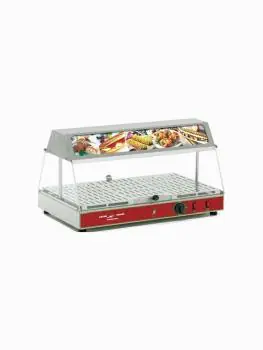 Warmhoudvitrine - Lichtkrant - Enkellaags - Diamond - VLS1/R