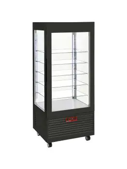 Koelvitrine - 480 Liter - 6 Niveau's - Zwart - Diamond - INN/VN-B9-R2