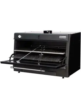 Houtskooloven - 150KG/uur - 2/1 GN - Zwart - Diamond - CBQ-120/BK