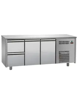Koelwerkbank - 2 Deurs - 2 Laden - Tecnodom - TF03MIDGN-002